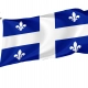 Quebec Flag for Indoor & Outdoor Use - Imagine 1
