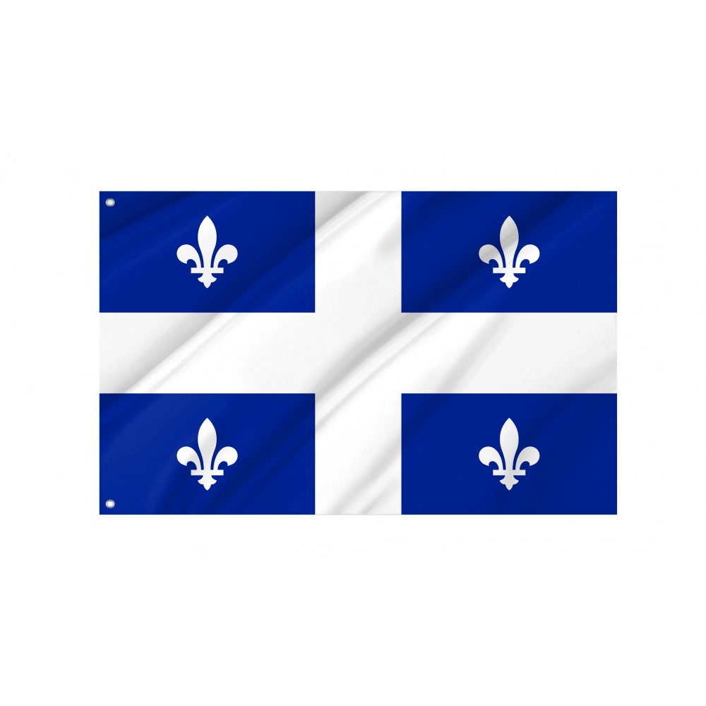 Quebec Flag for Indoor & Outdoor Use