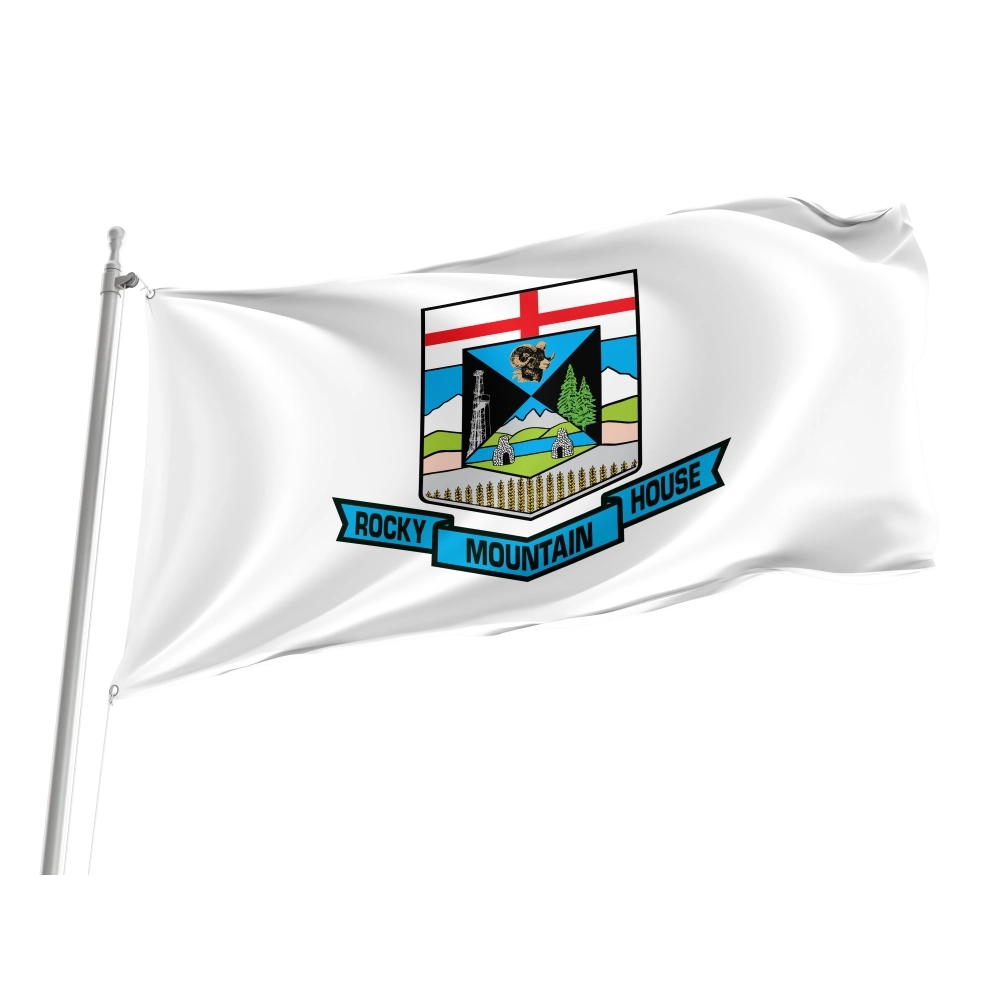 Rocky Mountain House Flag for Indoor & Outdoor Use