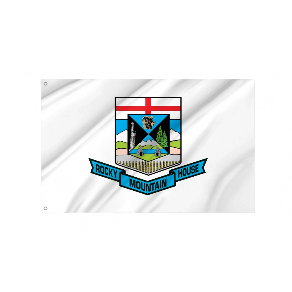 Rocky Mountain House Flag for Indoor & Outdoor Use