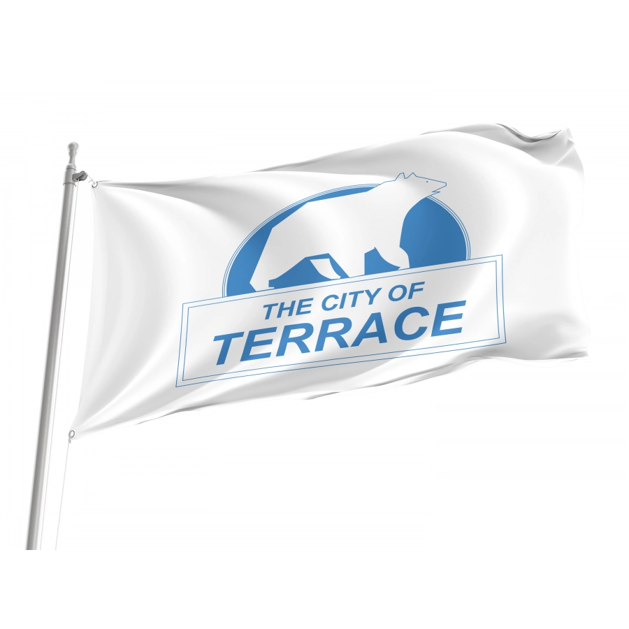 Flag of Terrace, Patriotic Flags, Unique Design Print, Flags for Indoor & Outdoor Use, CA--48