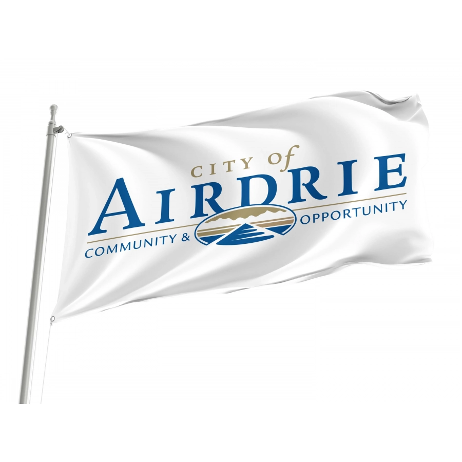 Airdrie Flag for Indoor & Outdoor Use, ALBERTA02