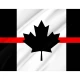 Black Canada Thin Red Line Flag for Indoor & Outdoor Use - Imagine 2