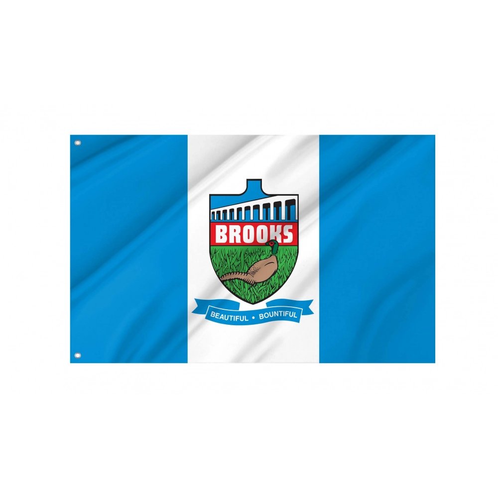 Brooks Flag for Indoor & Outdoor Use Brooks Flag for Indoor & Outdoor Use