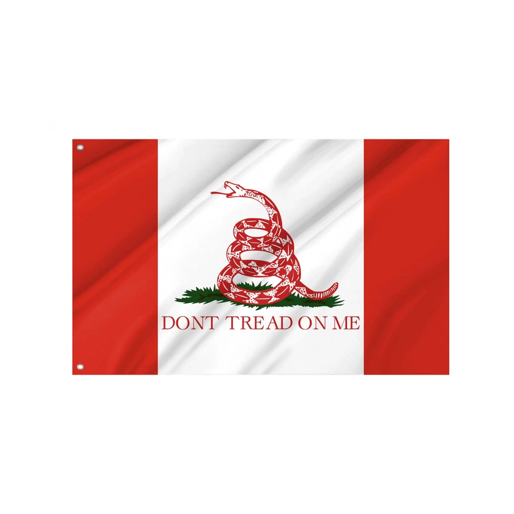 Canada Dont Tread on Me Flag for Indoor & Outdoor Use