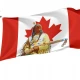 Canada Indigenous Portrait Flag for Indoor & Outdoor Use - Imagine 1