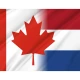 Canada Netherlands Friendship Flag for Indoor & Outdoor Use - Imagine 2
