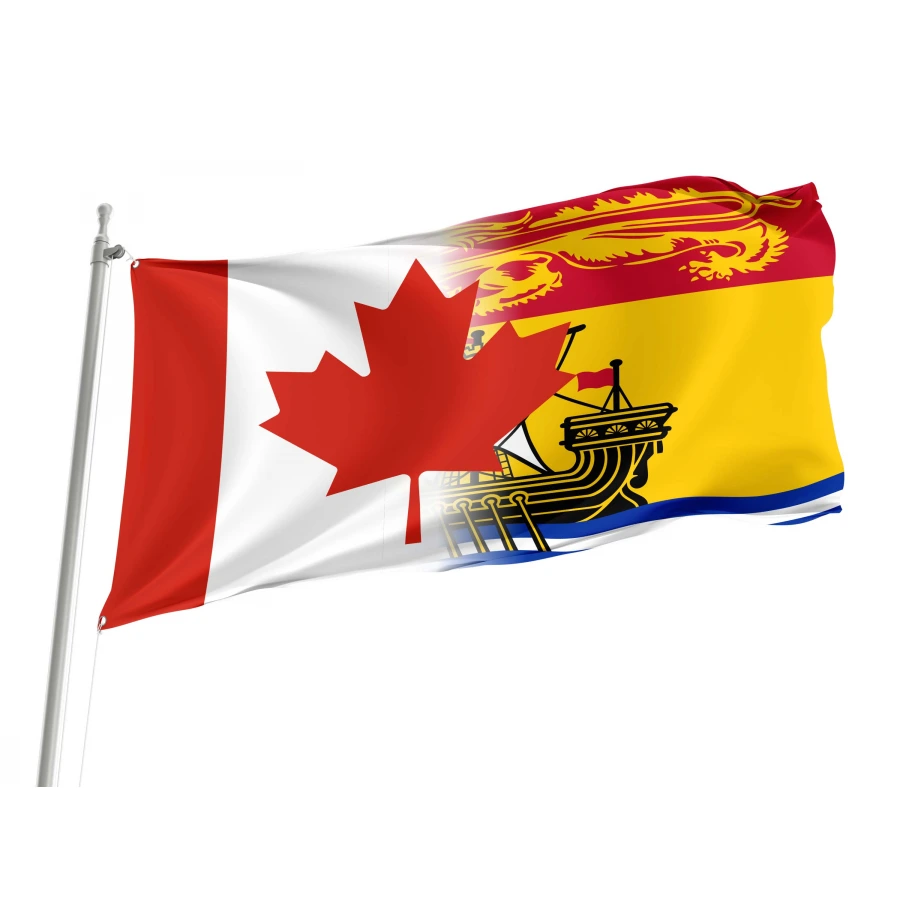 Canada New Brunswick Friendship Flag for Indoor & Outdoor Use, CAN118