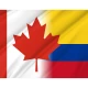 Canada Colombia Friendship Flag for Indoor & Outdoor Use - Imagine 2