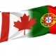 Canada Portugal Friendship Flag for Indoor & Outdoor Use - Imagine 1