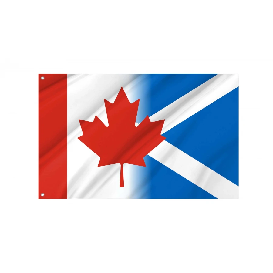 Canada Scotland Friendship Flag for Indoor & Outdoor Use, CAN122