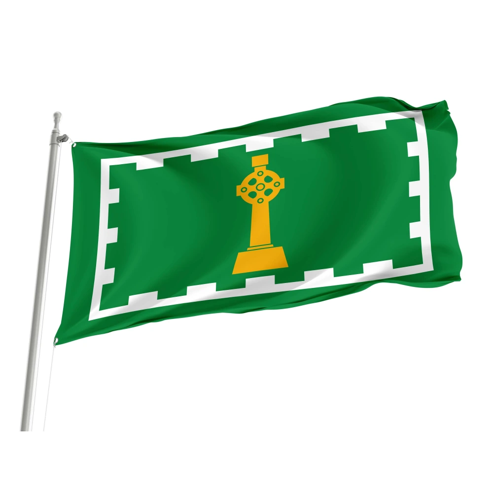 Irish Heritage Quebec Flag for Indoor & Outdoor Use