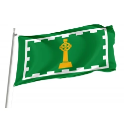 Irish Heritage Quebec Flag for Indoor & Outdoor Use