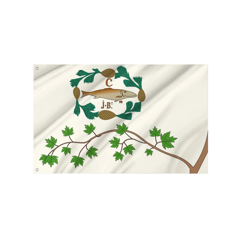 Lower Canada Rebellion 1837 Flag for Indoor & Outdoor Use