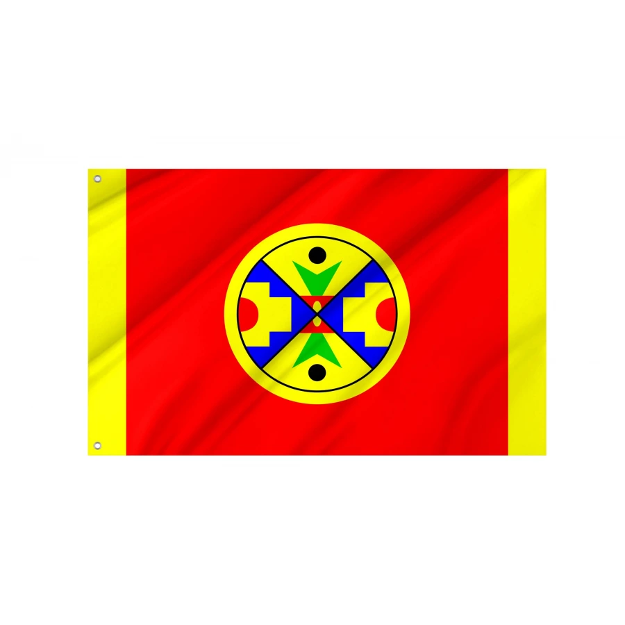 Natoaganeg First Nation Flag for Indoor & Outdoor Use, CAN113