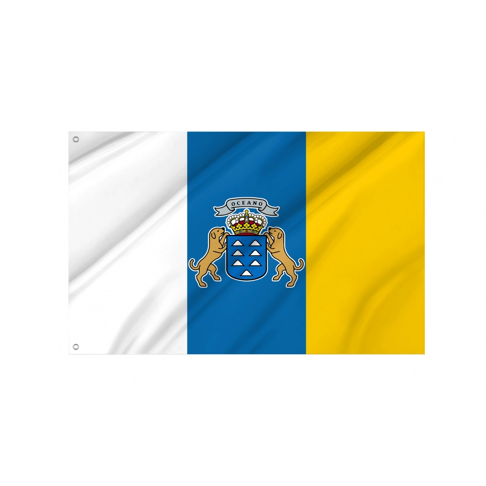 Canary Islands Flag for Indoor & Outdoor Use