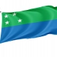 Los Lagos Region 2013 Flag for Indoor & Outdoor Use - Imagine 1