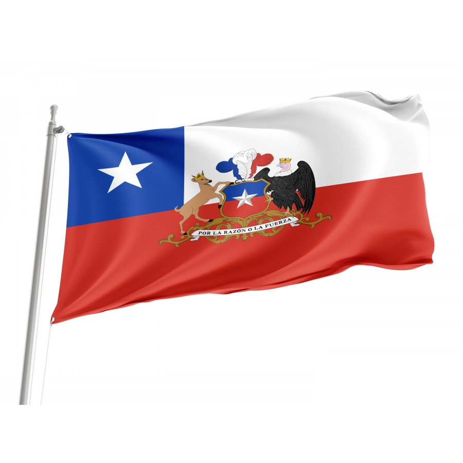 Flag of Presidential flag of the Republic of Chile, Patriotic Flags, Unique Design Print, Flags for Indoor & Outdoor Use
