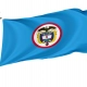 Navy Jack of Colombia Flag for Indoor & Outdoor Use - Imagine 1