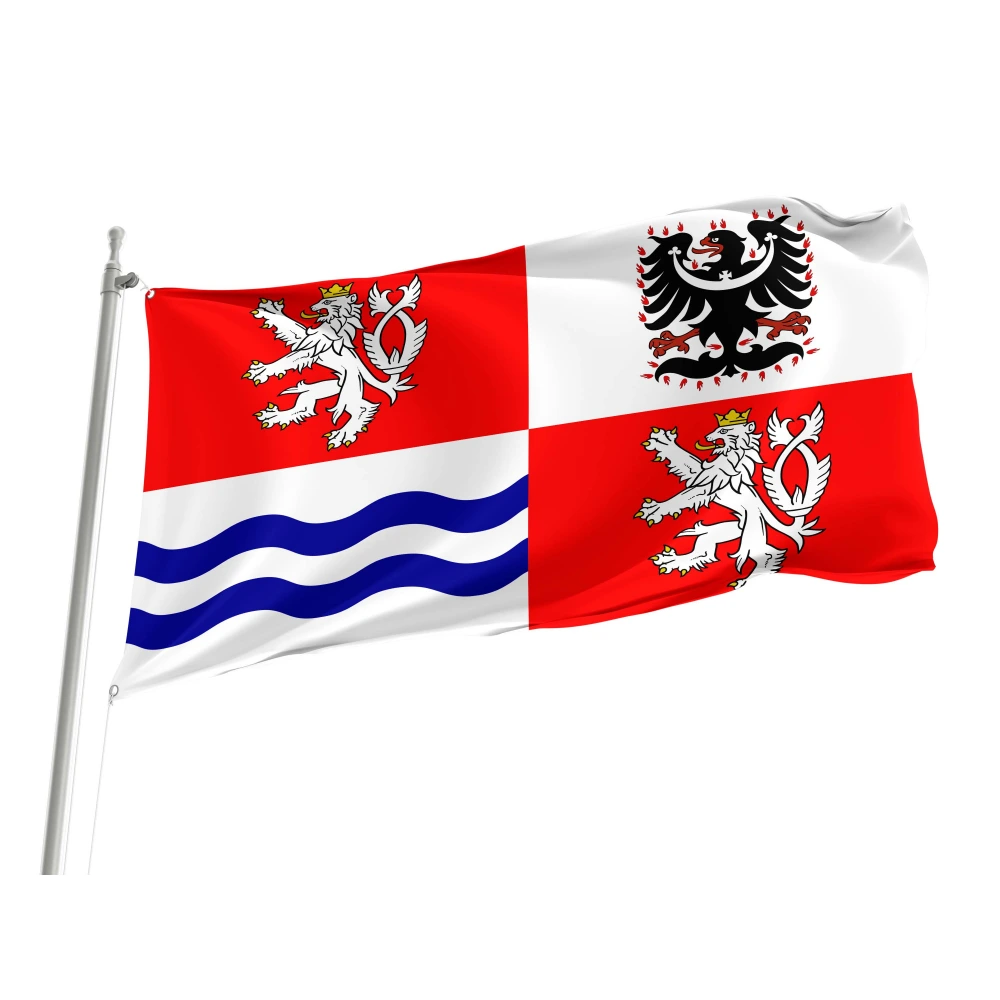 Central Bohemia Region Flag for Indoor & Outdoor Use