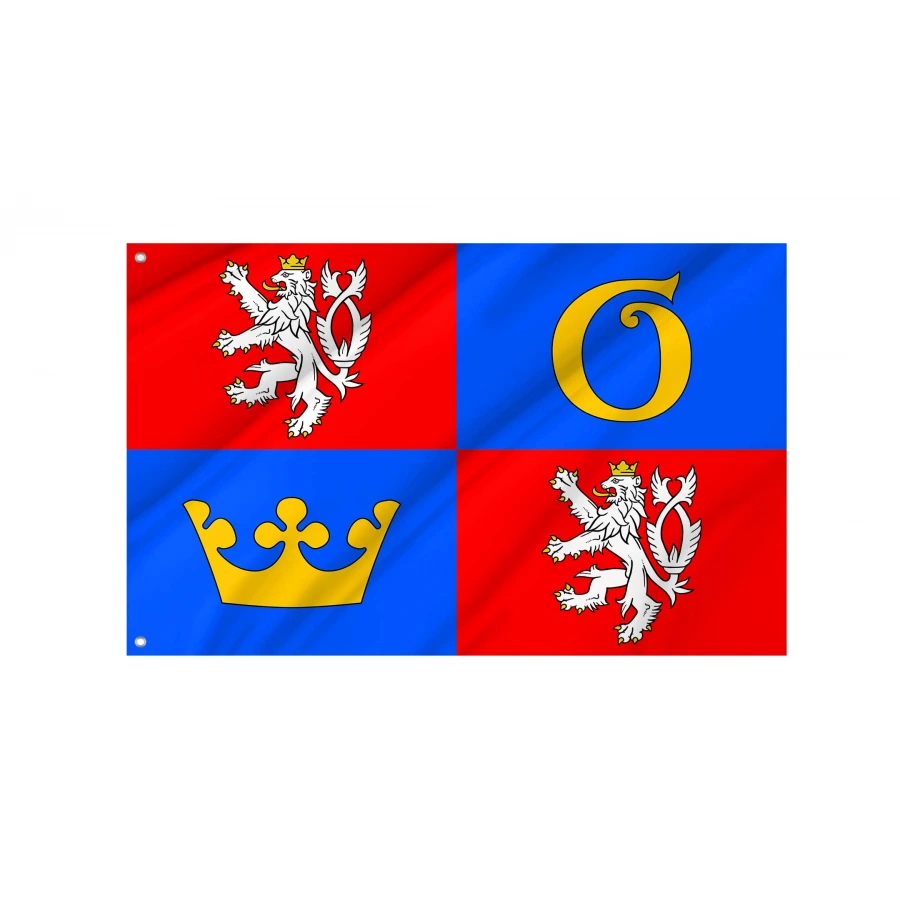 Hradec Králové Region Flag for Indoor & Outdoor Use, CZE08