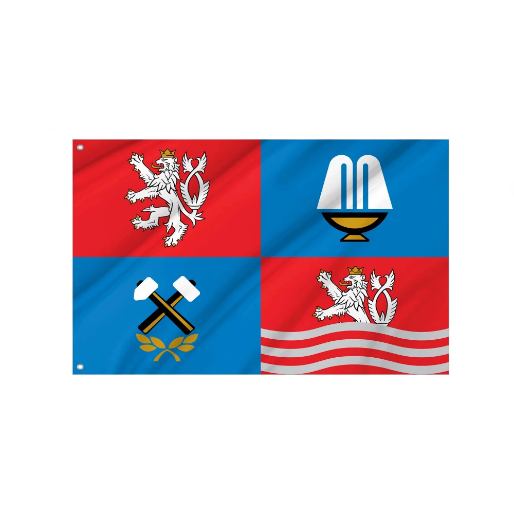 Karlovy Vary Region Flag for Indoor & Outdoor Use