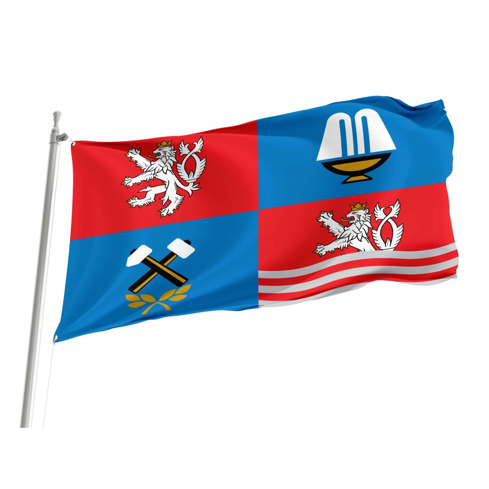 Karlovy Vary Region Flag for Indoor & Outdoor Use
