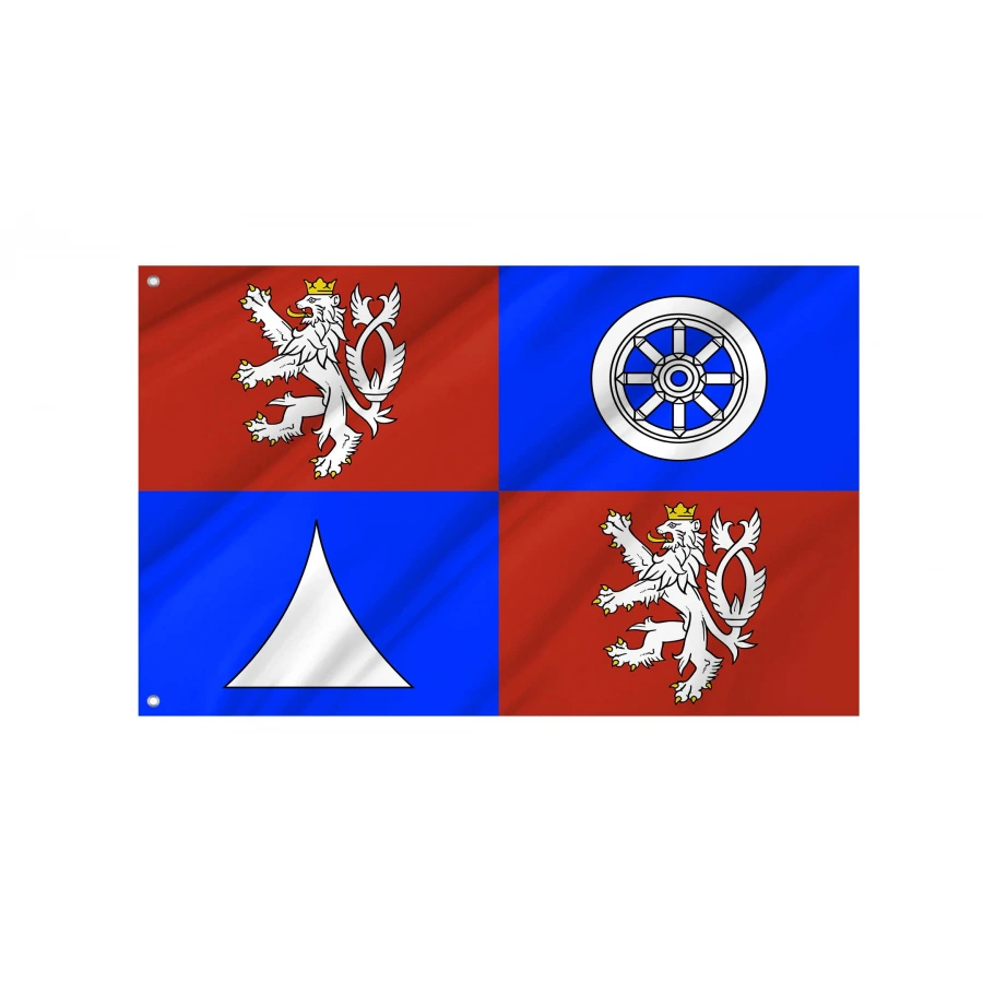 Liberec Region Flag for Indoor & Outdoor Use, CZE09