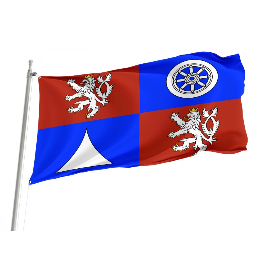 Liberec Region Flag for Indoor & Outdoor Use, CZE09