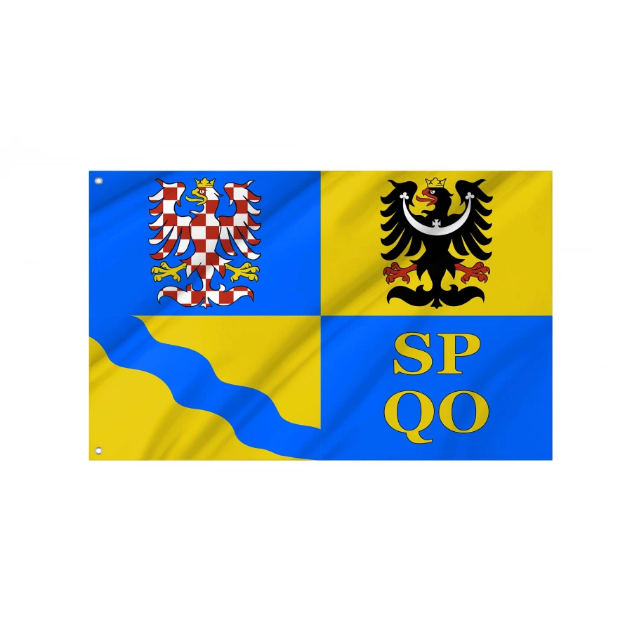 Olomouc Region Flag for Indoor & Outdoor Use, CZE11