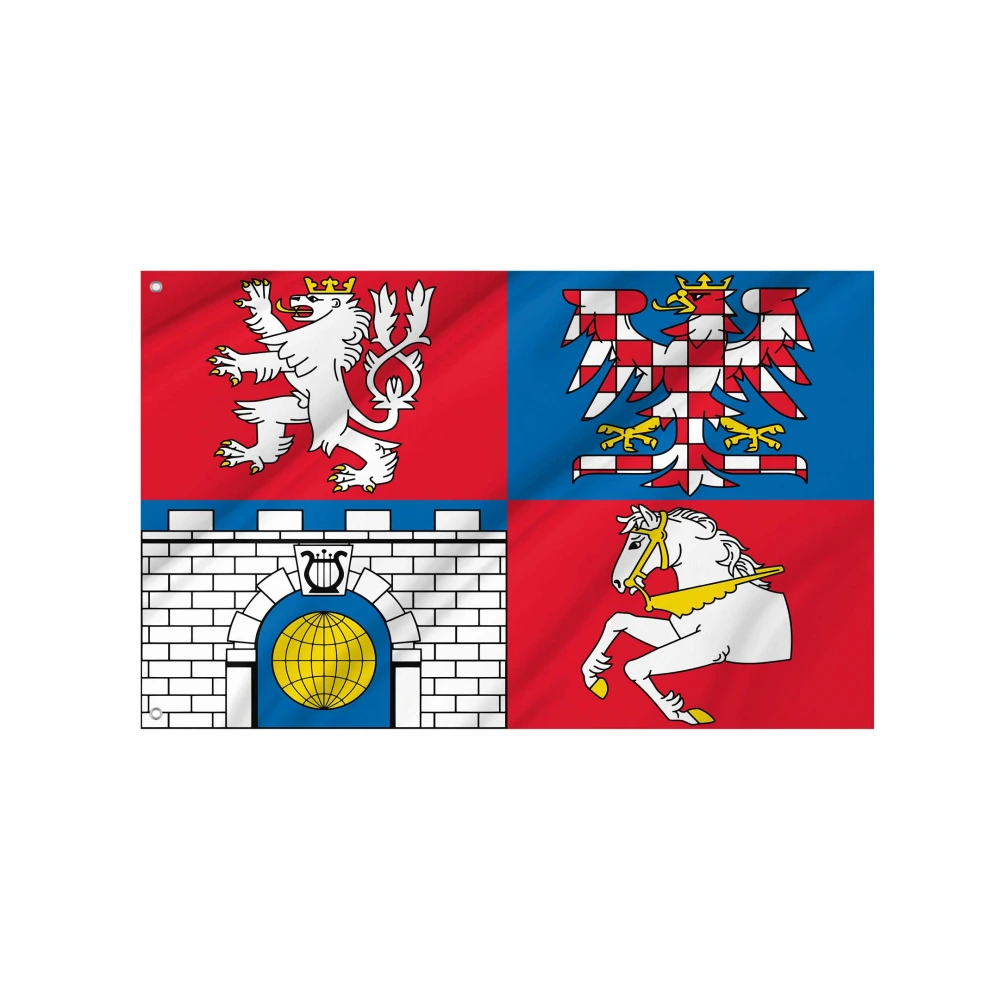 Pardubice Region Flag for Indoor & Outdoor Use