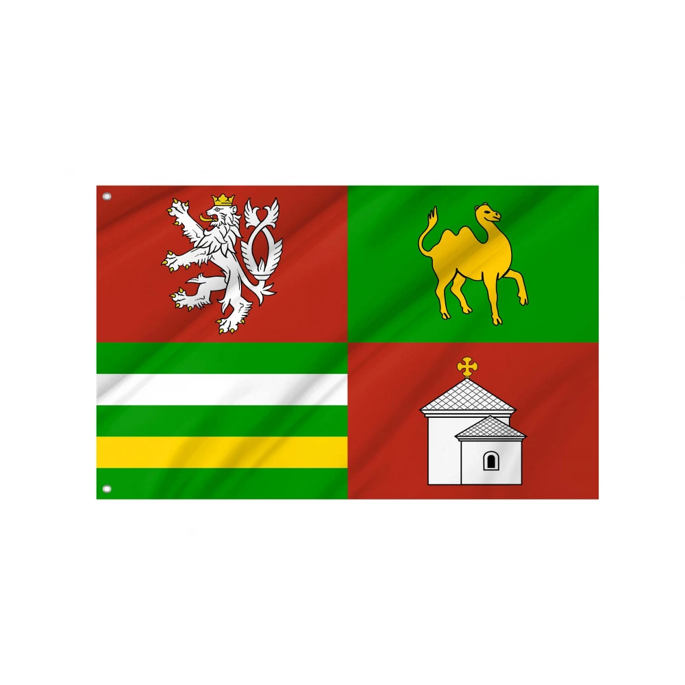 Plzeň Region Flag for Indoor & Outdoor Use