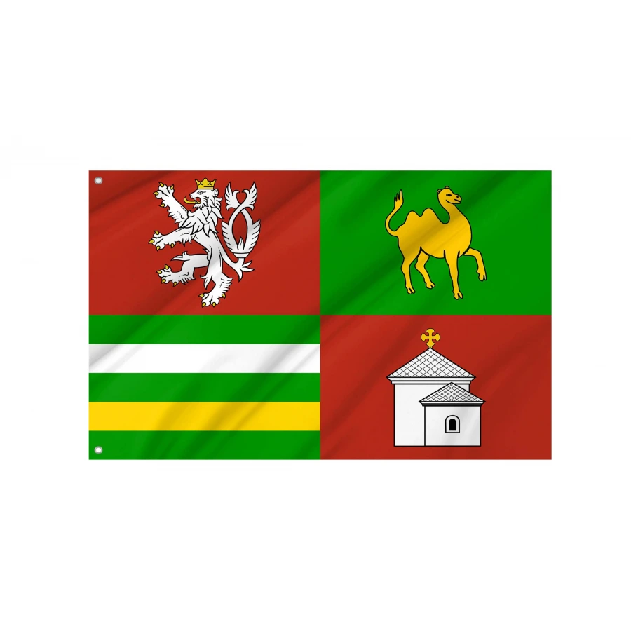 Plzeň Region Flag for Indoor & Outdoor Use, CZE13