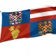 South Moravian Region Flag for Indoor & Outdoor Use - Imagine 1
