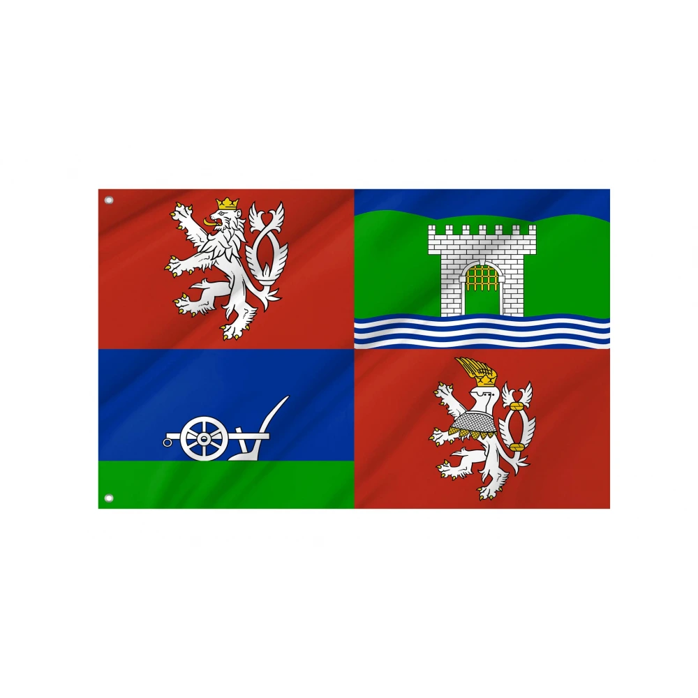 Ústí nad Labem Region Flag for Indoor & Outdoor Use