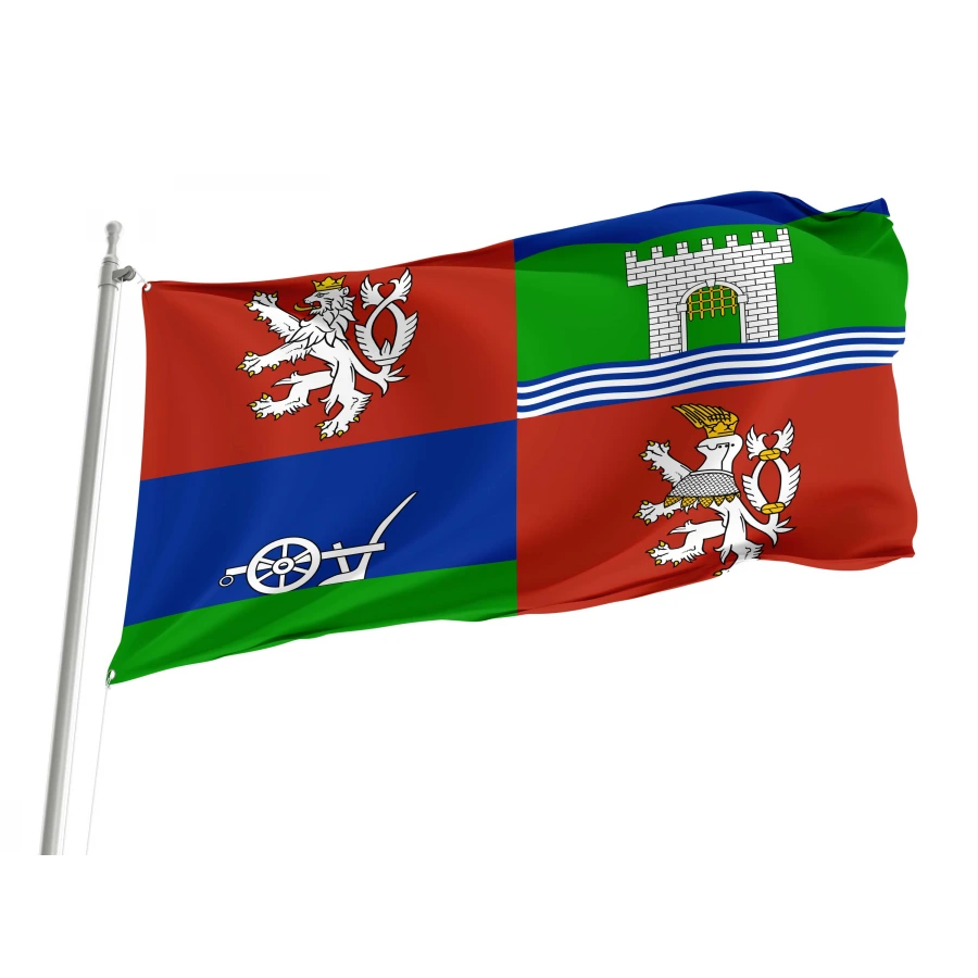 Ústí nad Labem Region Flag for Indoor & Outdoor Use, CZE15