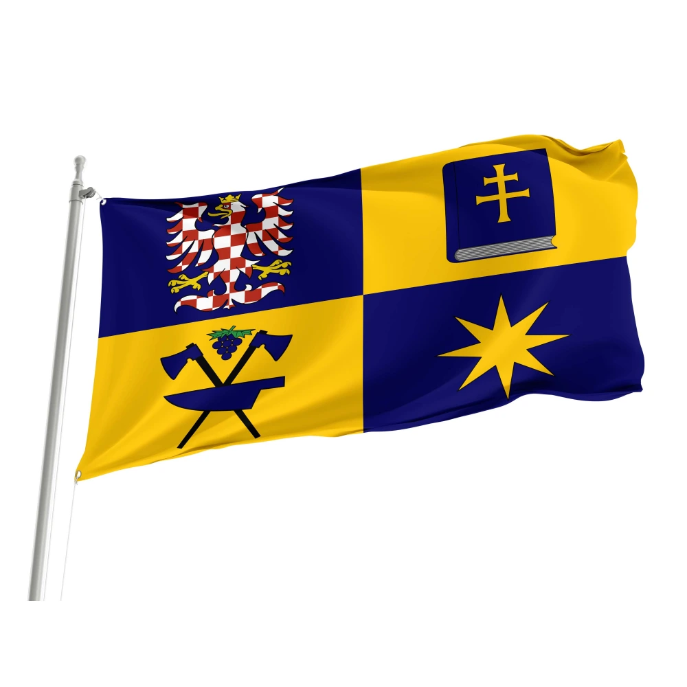 Zlín Region Flag for Indoor & Outdoor Use