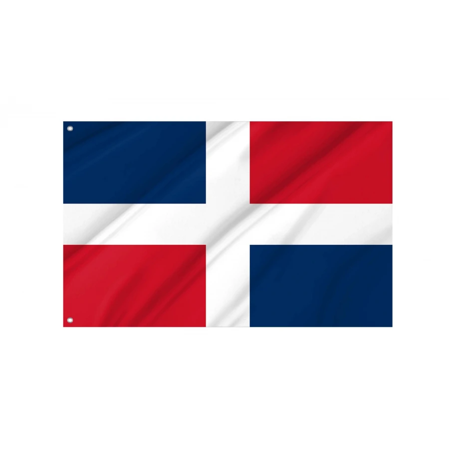 Civil Ensign of the Dominican Republic Flag for Indoor & Outdoor Use, DOM07