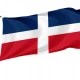 Dominican Republic 1844 Flag for Indoor & Outdoor Use - Imagine 1
