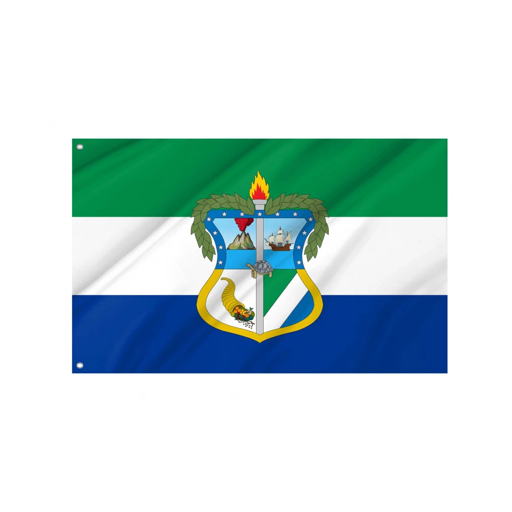 Galapagos Province with coat of arms Flag