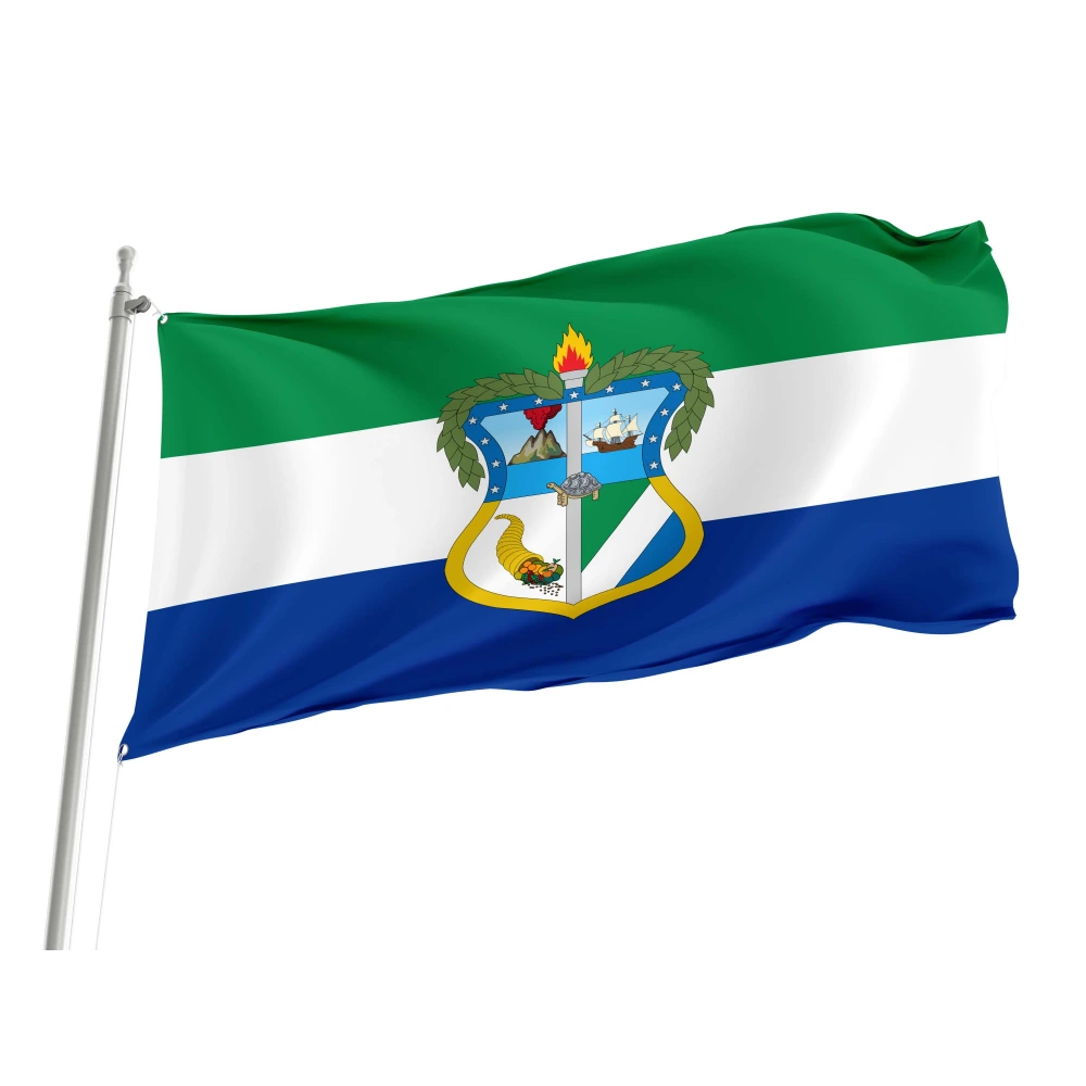 Galapagos Province with coat of arms Flag