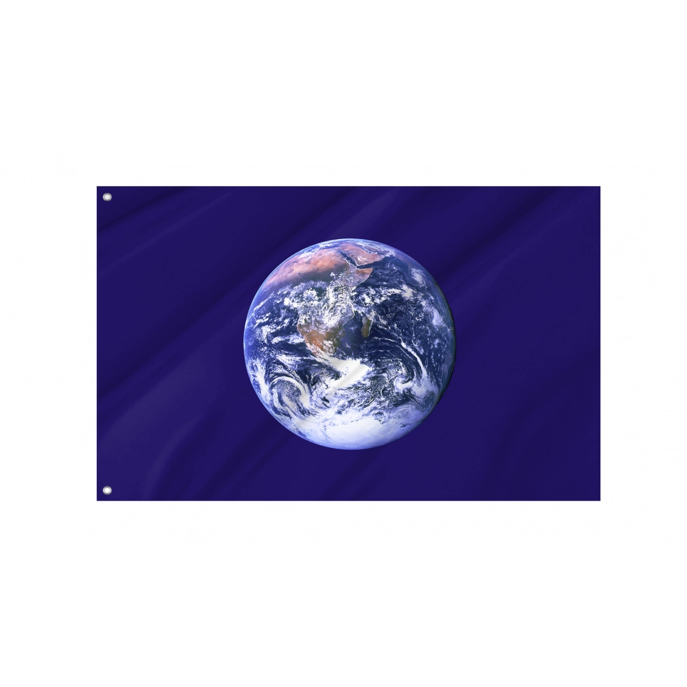 Earth Flag for Indoor & Outdoor Use