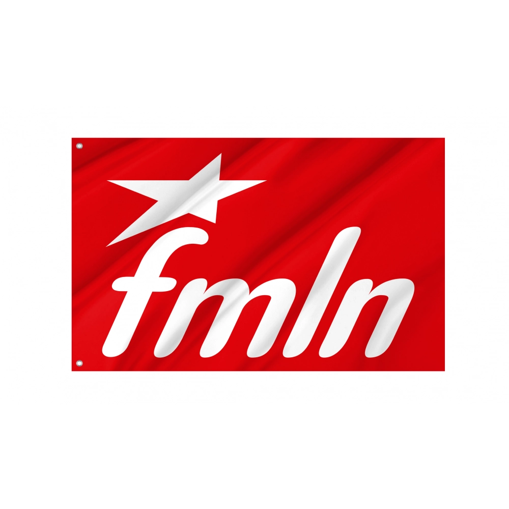 FMLN Official 2017 Flag for Indoor & Outdoor Use