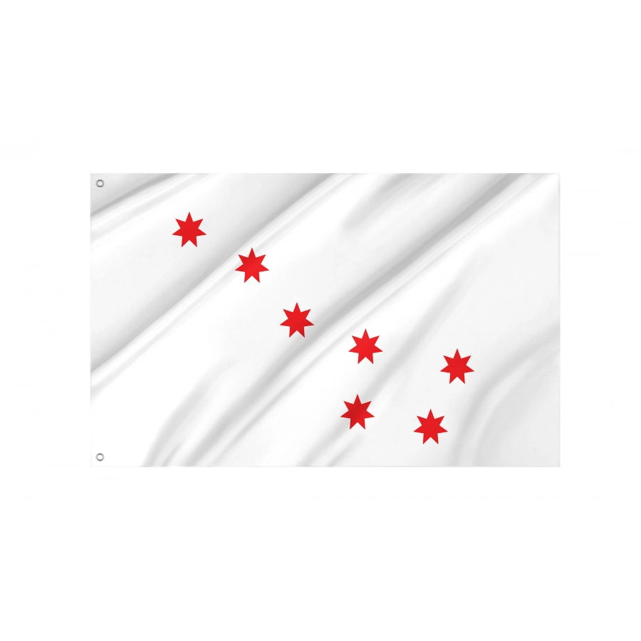 Raster of The Cherokee Peace Flag, Flags for Indoor & Outdoor Use