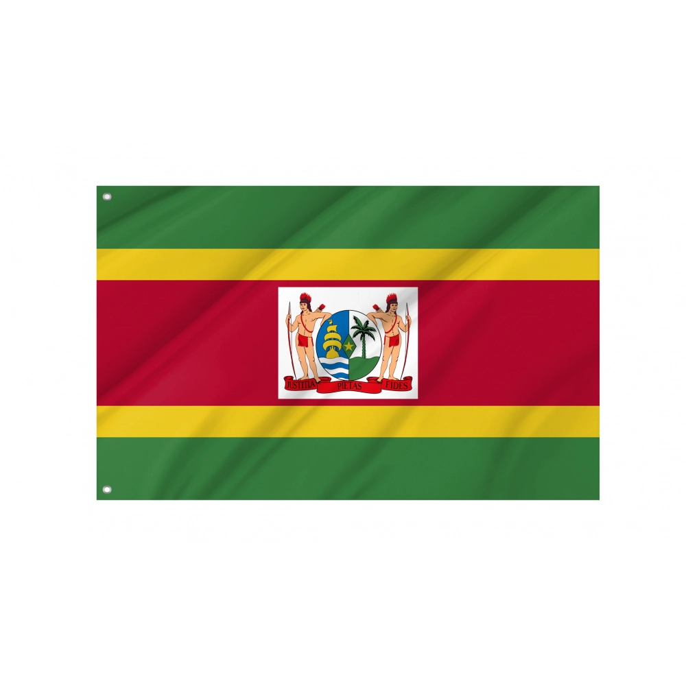 Republic of Suriname 1975 Proposal Flag for Indoor & Outdoor Use Republic of Suriname 1975 Proposal Flag for Indoor & Outdoor Use