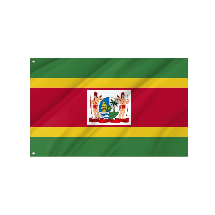 Flag of Republic of Suriname 1975 Proposal, Patriotic Flags, Unique Design Print, Flags for Indoor & Outdoor Use