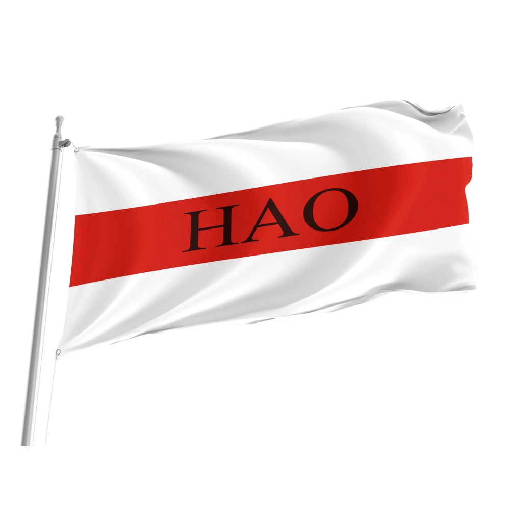 Hao Flag for Indoor & Outdoor Use