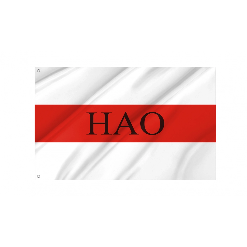 Hao Flag for Indoor & Outdoor Use