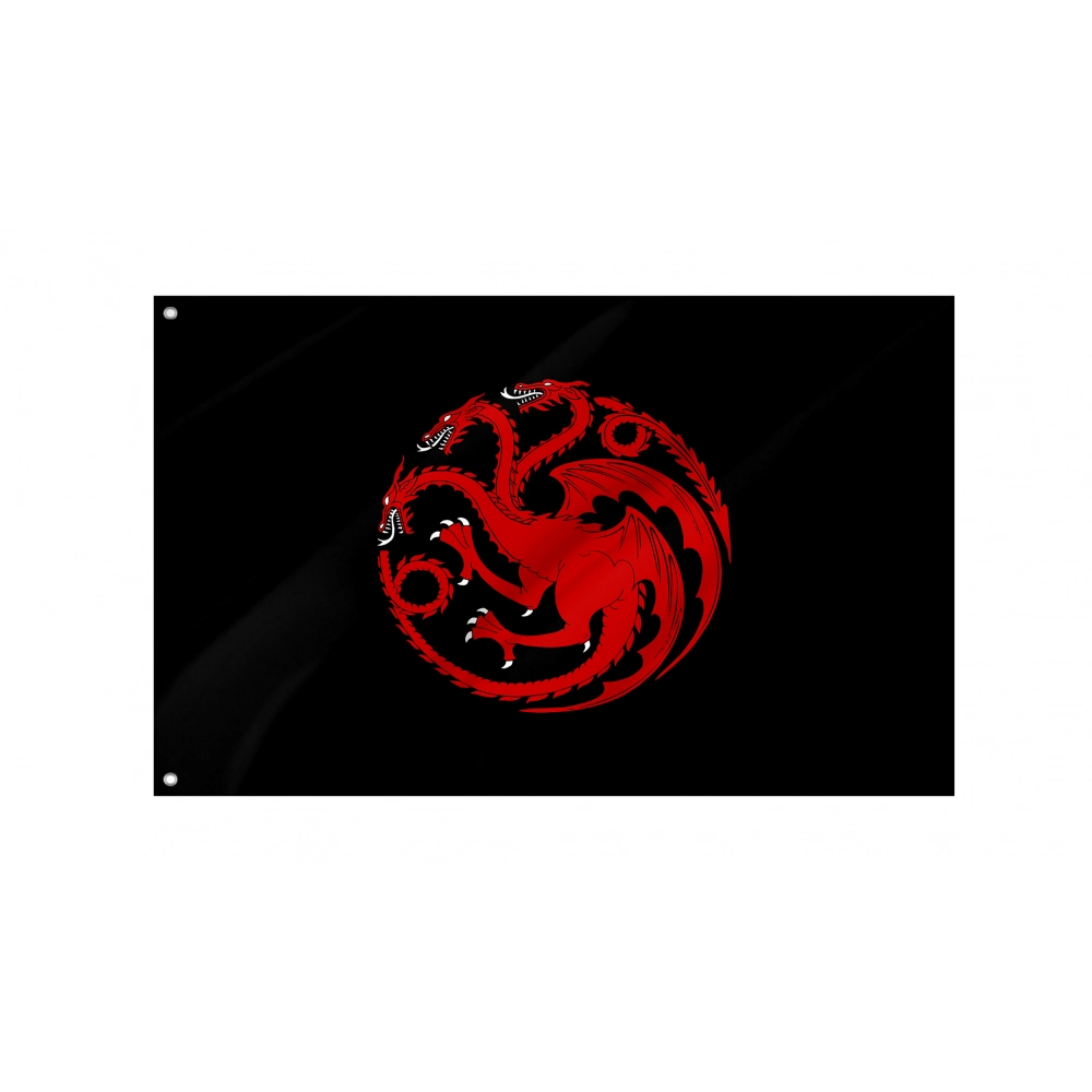 House Targaryen of Dragonstone Flag for Indoor & Outdoor Use