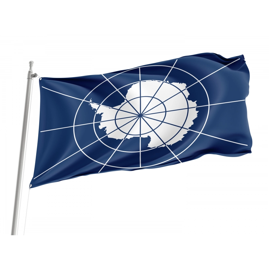 Flag of Antarctic Treaty, Unique Design Print, Flags for Indoor & Outdoor Use